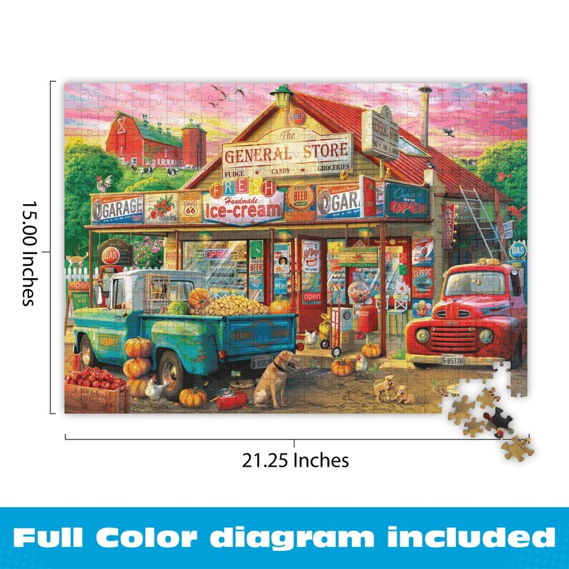 Buffalo Games - 500 piece Jigsaw Puzzle - Americana Collection
