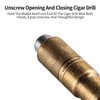 CIGARLOONG Cigar Punch Double Blade Sharp Size Drill Cigar Hole