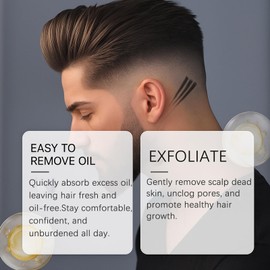 Volume Powder for Men,Texture Powder, Hair Styling Powder Men, Instantly Adds Texture & Volume, Mens Volumising Hair Products, Long-lasting Strong Hold Fluffy, for All Hair Types,40g