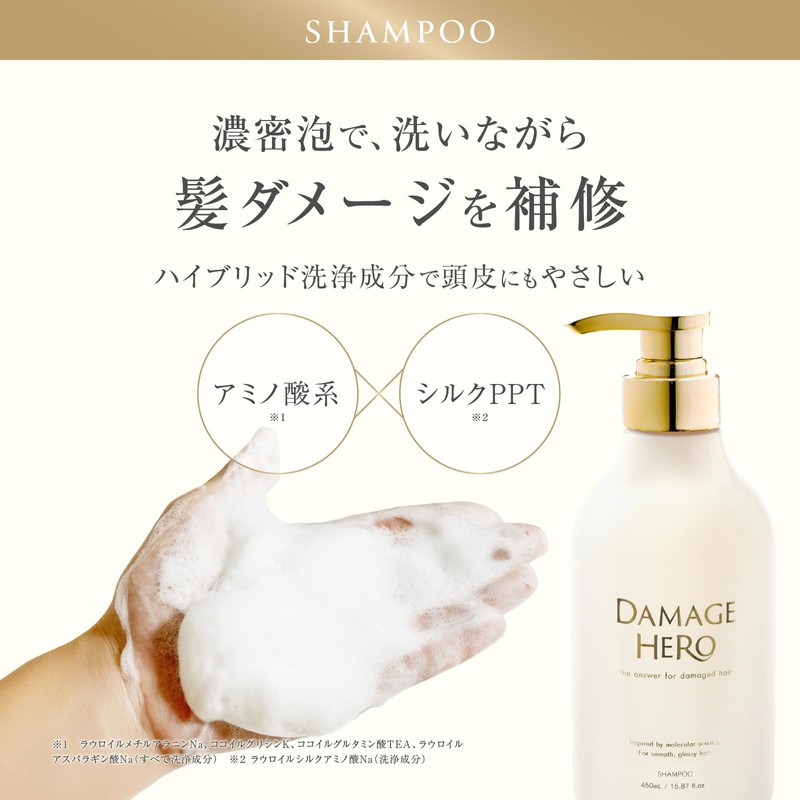 Damage Hero Super Repair Shampoo Treatment Refill Set