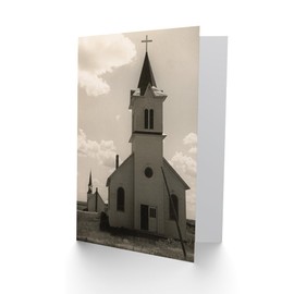 Artery8 Dorothea Lange Art Card Churches of High Plains South Dakota