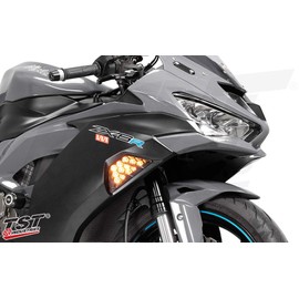 TST NEXUS Front LED Turn Signal (Standard) for ZX6R (13-24) ZX25R ZX4R NINJA1000 (17-24) NINJA650 (12-23) NINJA400 (18-23) NINJA250 (13-23) FLK02