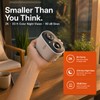 Dzees 2K Solar Wireless Outdoor Security Cameras, Battery Powered, 2-Pack