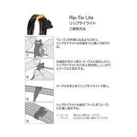 RIP-TIE リップタイライト 12.7X457.2mm 青 25本巻 Y-18-025-BU