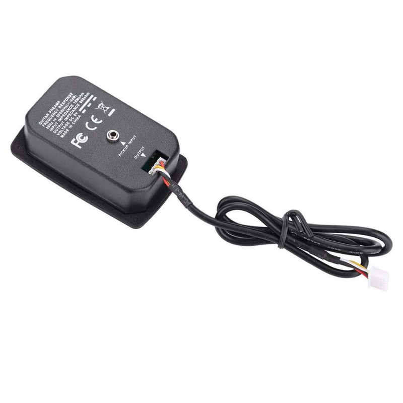 5 Band EQ Pre-Amp Equalizer Pickup Acoustic Guitar Preamplifier Tuner