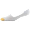 GOLDTOE Men's Eastport Ultra Low Invisible Socks, 6-Pairs, White, Shoe