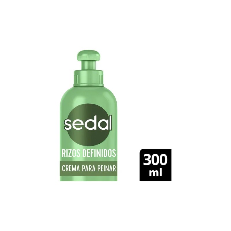 Sedal Crema para Peinar Rizos Definidos Todo el Día 300ml