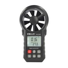 Elitech ANE-200W Bluetooth Anemometer, Digital Wind Speed Meter with Temperature and USB Data Export, CFM/CMM Air Flow Measurement, for HVAC and Environmental Testing