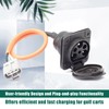 YUXIVCNE ST-031016-PZ Electric Golf Cart Charger Receptacles Head Replacement for