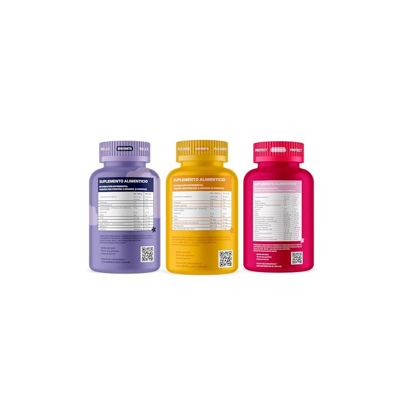 Migomita Relax + Protect + Flukids | Pack 3 Día
