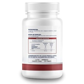 NAIMA L-Arginina 1000 mg por dosis | 100 Cápsulas | Suplemento 100% Puro y Sin Aditivos | Apoyo a Rendimiento Físico y Energía Natural | Pure L-Argini