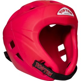 TOP TEN Head Guard Neon Avantgarde (Wako Approved) Size M Pink