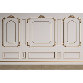 Baocicco 7x5ft Vintage Beige Wall Backdrop for Party Golden Wall Texture Paris Palace Castle Wall Photography Background Wedding Ceremony Happy Birthday Baby Shower Decorations Photo Booth Prop