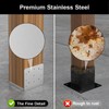 8"x 8" Post Base, 2Pcs Stainless Steel Adjustable Post Anchor