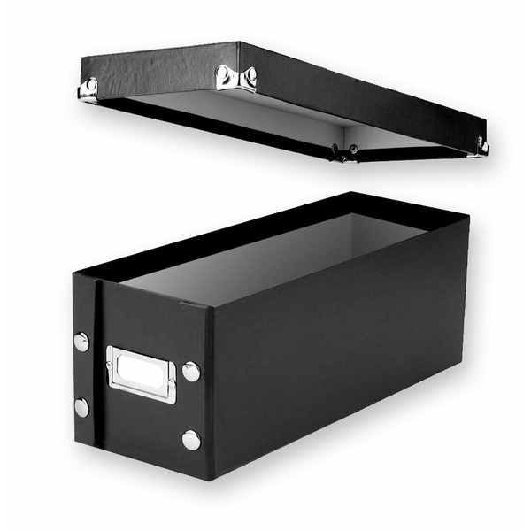 Storage Rack Organizer Box Holder 2 CD Disk Case Media Display Space Store Black