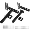 2 Pcs Bed Headboard Brackets, Adjustable Mounting Extension Brackets, Universal