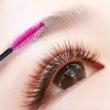 200Pcs Eyelash Mascara Brushes Wands Applicator Makeup Kits with Spiral