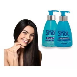 Kolor Shot Kit Tratamiento Keratina + Shampoo Liso Perfecto Kolor Shot