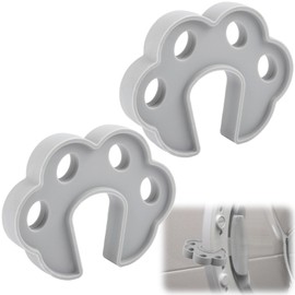 Alpinleux Grey Washing Machine Door Prop, Front Load Washer Door Holder, Laundry Prop Open Door Stopper Accessories for Dishwasher, Dryer, Washer (2 Pack)