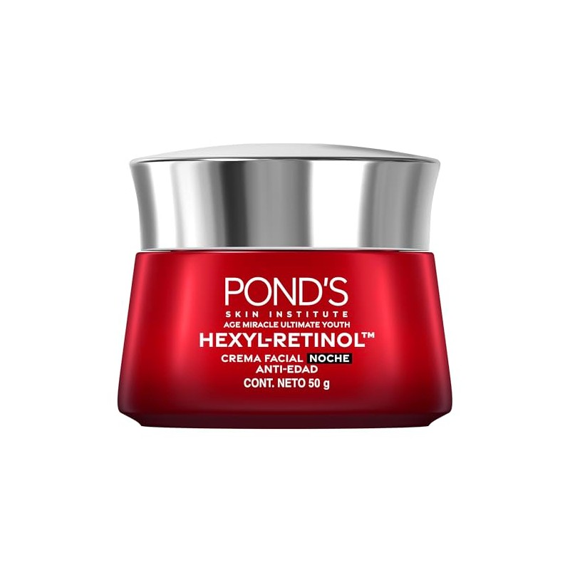 POND'S Crema Facial Antiedad Noche Age Miracle Ultimate Youth, 50g