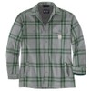 Carhartt Men's Relaxed Fit Flannel Sherpa-Lined Shirt Jac, Weather Ash,