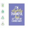 Thank You Card Indirectly - 'Slightly Thankful' - Gifts for