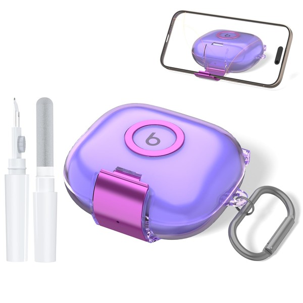 Case for Beats Powerbeats Pro 2，Hidden Bracket Design, Foldable Kickstand