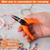 LEONTOOL Flat Pincers, No Knurled, Flat Pliers, Flat Pliers, Fine