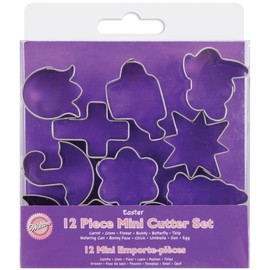 Wilton 12-Piece Easter Mini Metal Cookie Cutter Set