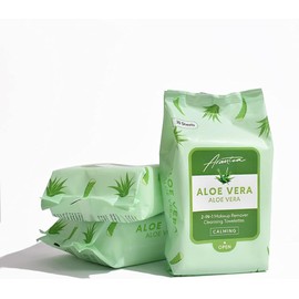 ALOE VERA 2 IN 1 MAKEUP REMOVER CLEANSING TOWELETTES ARANTZA COSMETICS