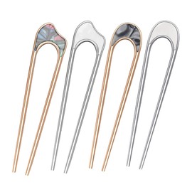OHPHCALL U Shaped Hair Pins for Women 4pcs French Hairpins Styling Hair Pins for Women