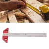 T Square Ruler 8in Drawing Metal Woodworking Layout Measuring Scriber