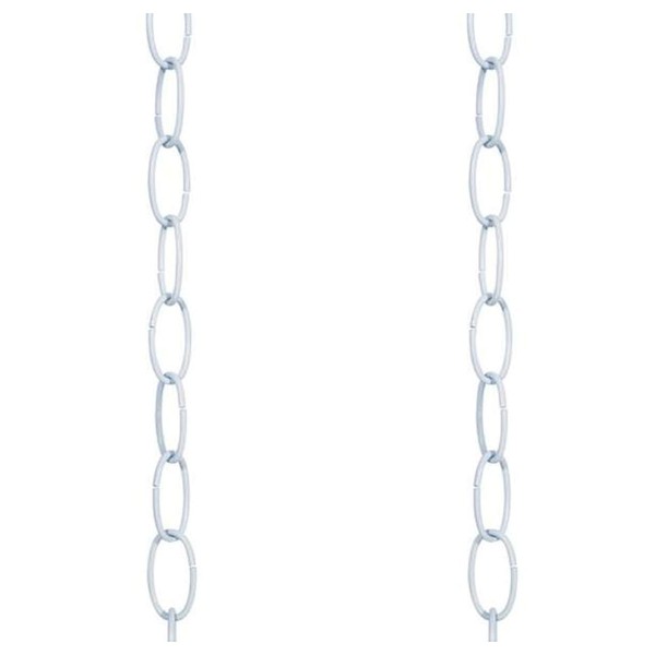 Ciata 11 Gauge Fixture/Hanging Basket Chain 36 inch, White Finish