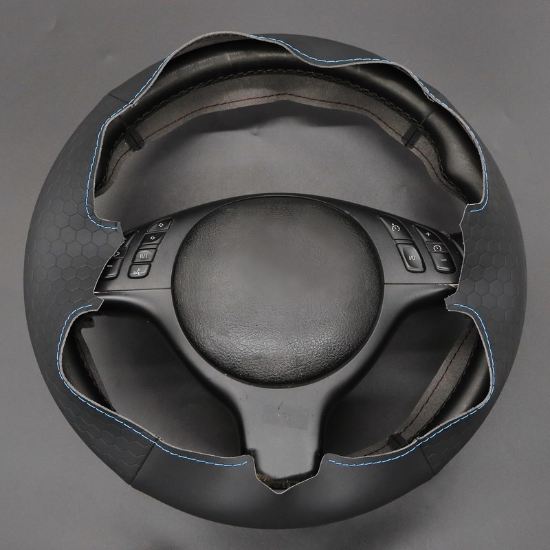 MEWANT Steering Wheel Cover for E46 E39 330i 540i 525i