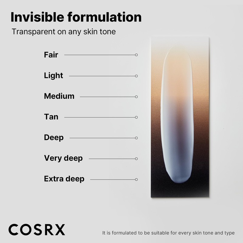 COSRX Ultra-Light Invisible Sunscreen SPF 50 Face Moisturiser, PA++++ Korean