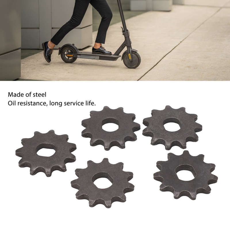 5 PCS T8F 11T Front Sprocket Steel Sturdy Electric Scooter