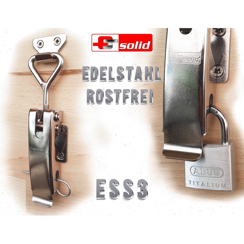 FTsolid ESS3 Adjustable Stainless Steel Toggle Lock Crate Lock Rustproof