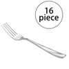 Nicesh 16-Piece Stainless Steel Dinner Forks, 8.19-Inch