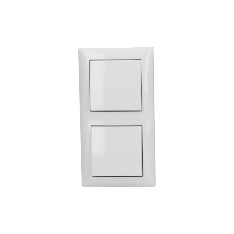 Busch Jäger Complete Set - 2 x Light Switch /