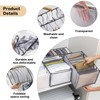 TIGARI Wardrobe Clothes Organizer, Small Underwear Organizer, Drawers Organizer for