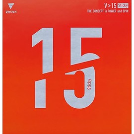Victas MAX 200120 Table Tennis Rubber Fine Adhesive High Energy Voltage V>15 Sticky Black