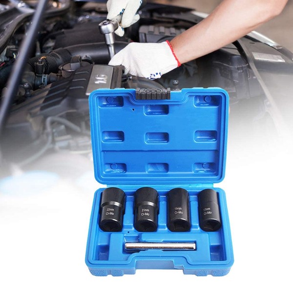 Twist Socket Set Lug Nut Remover Extractor Tool Bolt Extractor