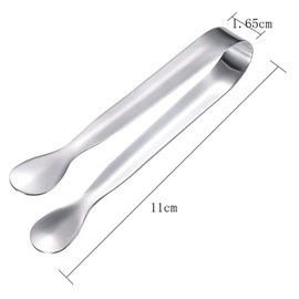 6 Pack Mini Sugar Tongs Stainless Steel Ice Tongs Small Serving Tongs Multi-Purpose Appetizers Tongs for Tea Party Coffee Bar Kitchen by RuiChy