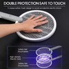 Mosiller Electric Fly Swatter Racket 2 Pack, 2 in 1