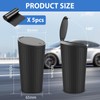 Gigmeta Car Rubbish Bin with Lid, Practical Mini Rubbish Bin,
