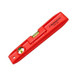 Torpedo Spirit Level 25 cm I Hultafors I Antistatic Spirit Level with 2 Levels 90° & 180° I Made in EU I Ultra Robust for Various Measurements I 401803