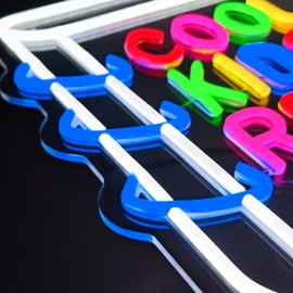 Cool Kids Read Books Neon Sign Read Books LED Neon Light for Kids Room, Classroom,Library Wall Decor,Dimmable LED Classroom Decor for Reading Corner