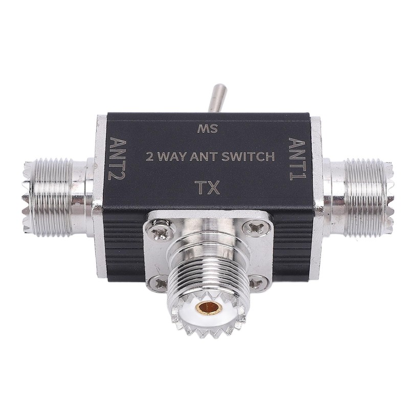 2 Way CB HAM Aluminum Alloy Antennae Coaxial Switch, 100W