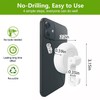 Virelixis Heavy Duty Suction Hooks, Strong Hold Waterproof Hook for