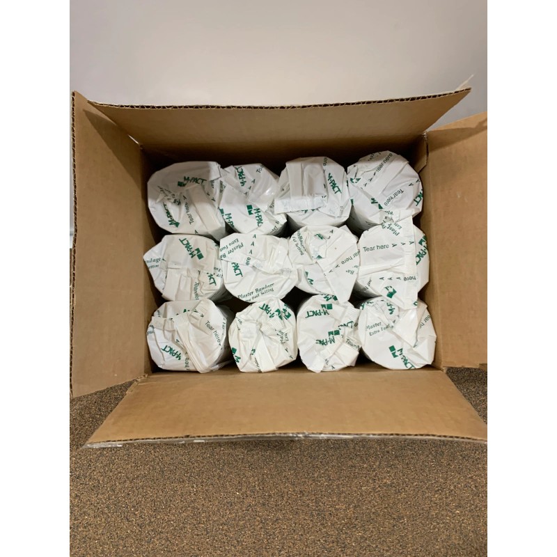 m-pact plaster bandage 4"x5 yard extra fast case setting -